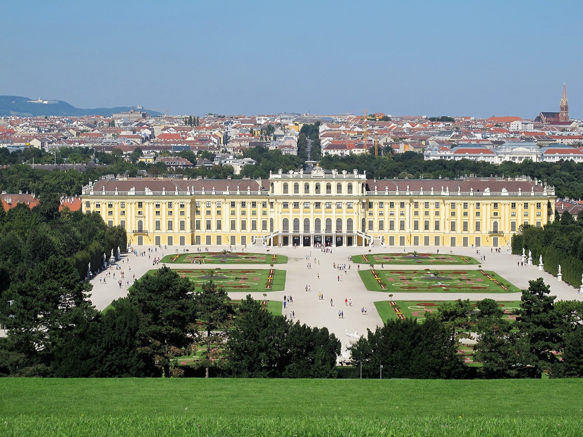 Complete Work Of Art; Schoenbrunn Palace, Viena, Austria