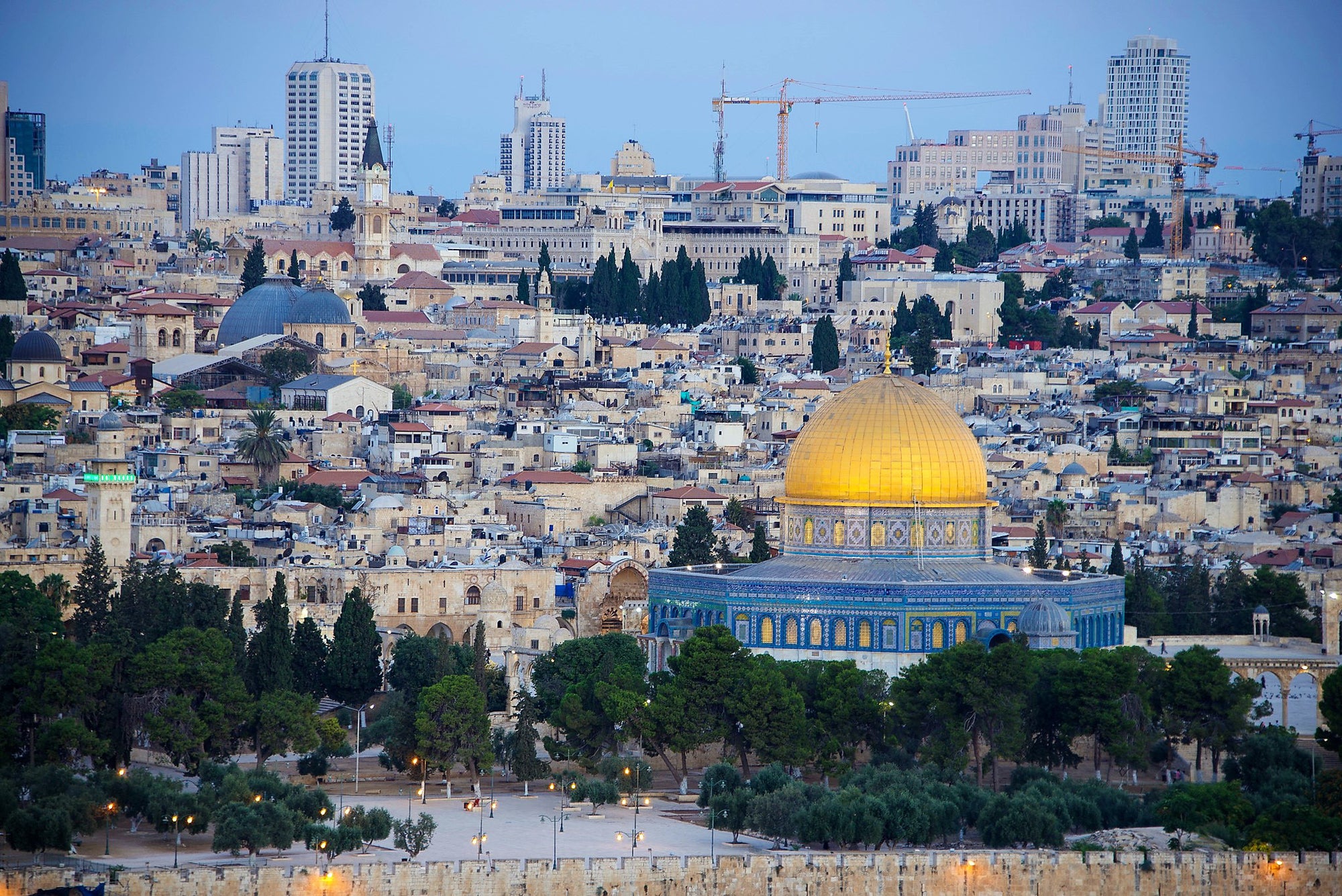 Skyline View Of Jerusalem